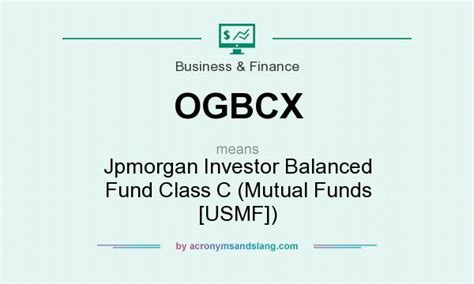 JPMorgan Investor Balanced C (OGBCX) .